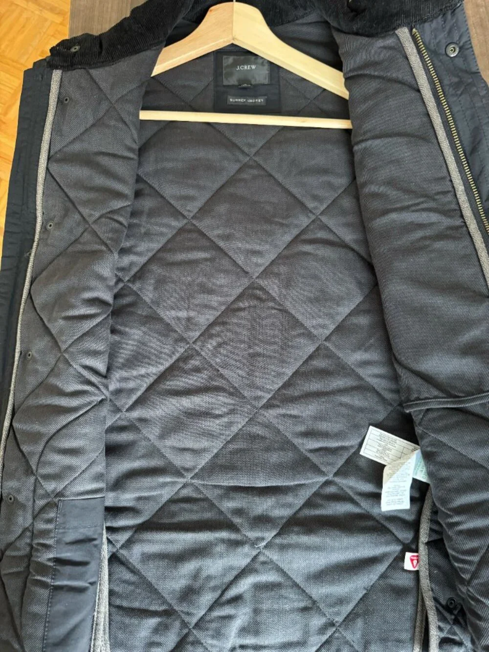 J.Crew Sussex quilted jacket with PrimaLoft Sz S